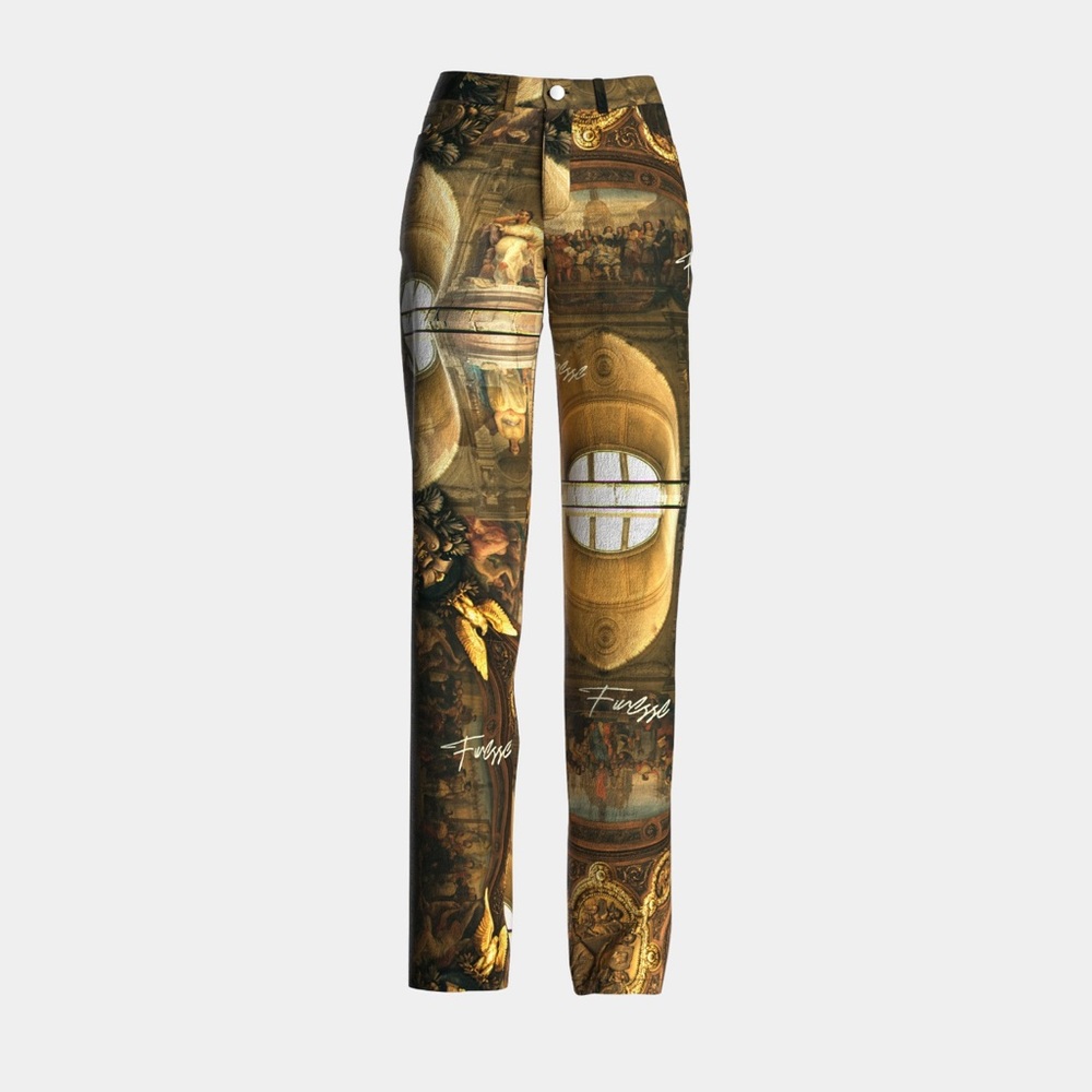 Renaissance type printed pants